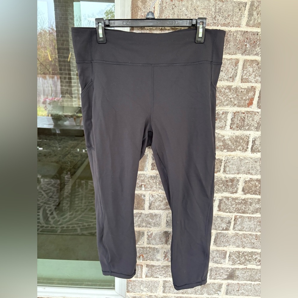 Lululemon Leggings With Pockets Power Thru High Rise
